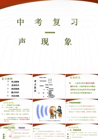 八年级物理上册 第一章声现象课件 人教新课标版 课件