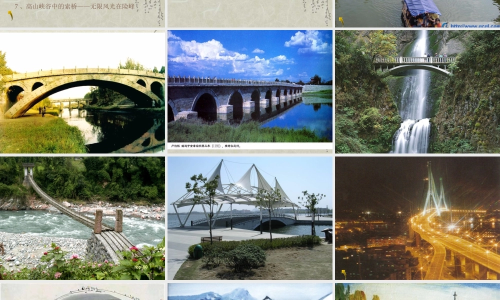 八年级语文(桥之美)课件