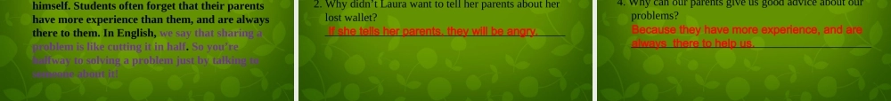 八年级英语上册 Unit 10 If you go to the party, you llhave a good time Section B课件 (新版)人教新目标版 课件