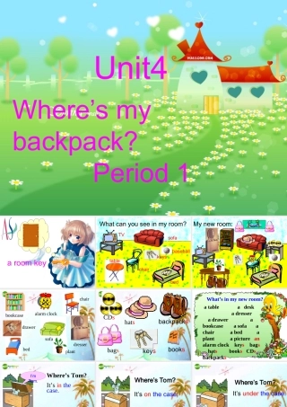 七年级英语上册 Unit 4 Where s my backpack Period 课件 仁爱版 课件