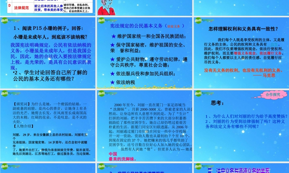 八年级政治下册 第二课公民的义务课件 人教新课标版 课件