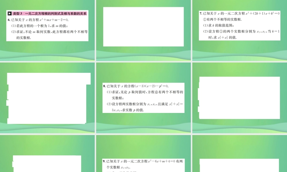 中考数学复习 第二单元 方程与不等式 滚动小专题(二)方程、不等式的解法课件