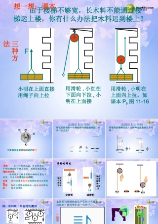 九年级物理上册 112 滑轮(第一课时)课件 苏科版 课件