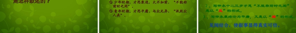 中学七年级语文下册 5(伤仲永)课件 新人教版 课件