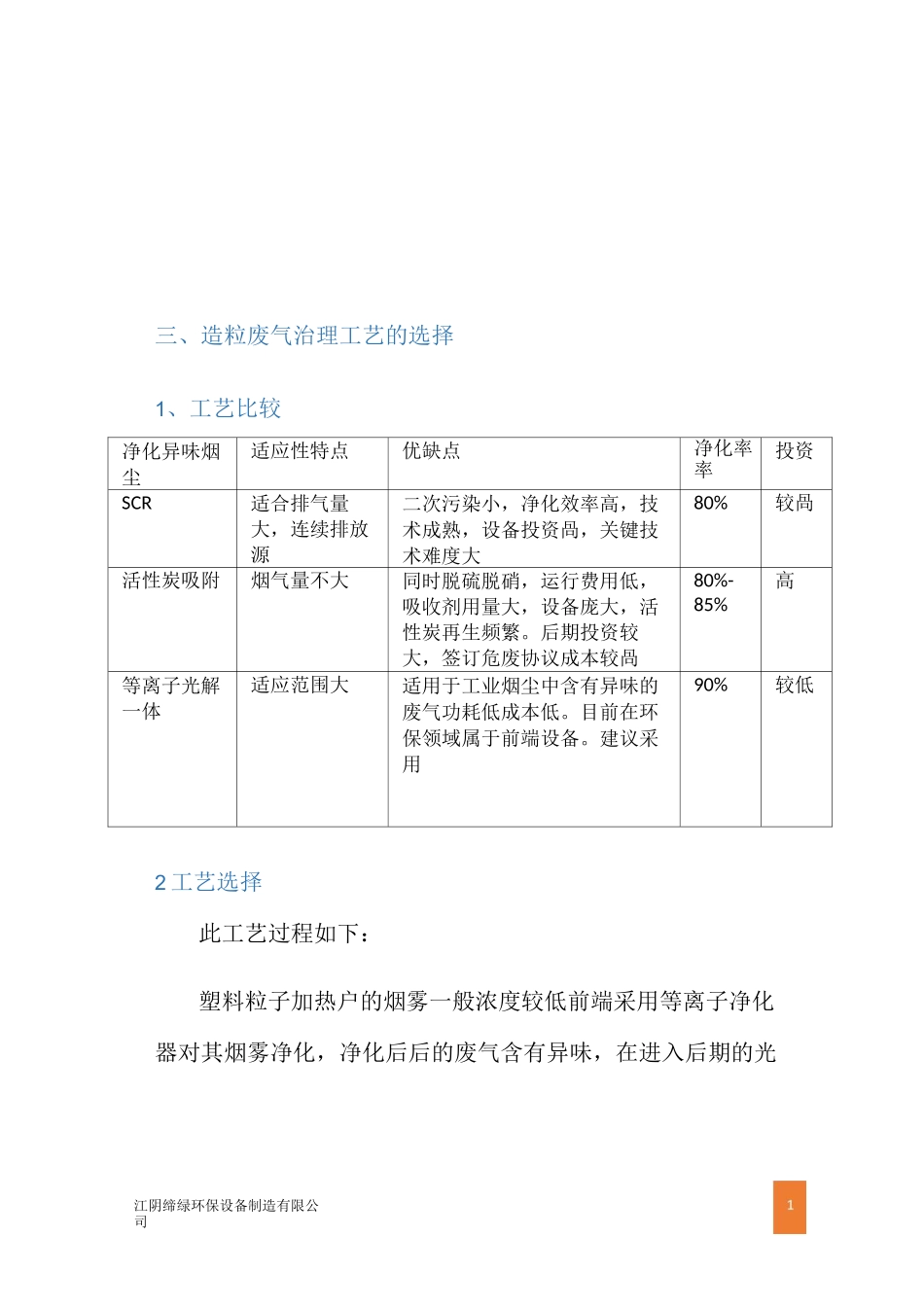 常熟造粒塑料粒子废气治理方案_第3页