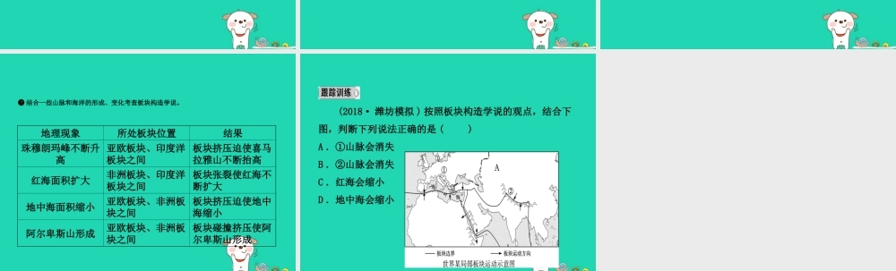 中考地理 六上 第二章 陆地和海洋复习课件