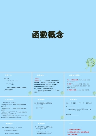 山西省忻州市高考数学 专题 函数概念1复习课件