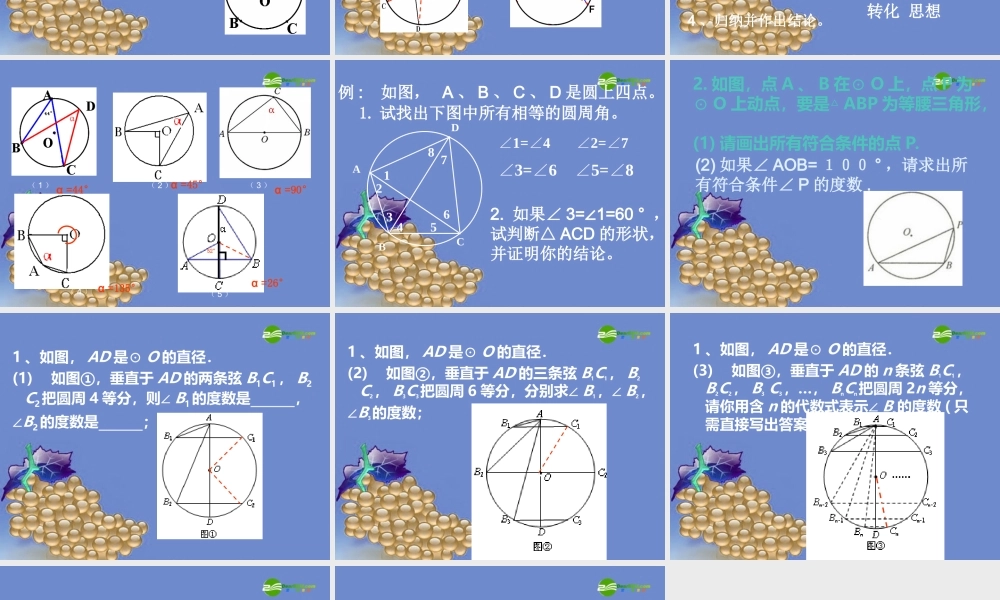 九年级数学上册 2414圆周角课件 人教新课标版 课件