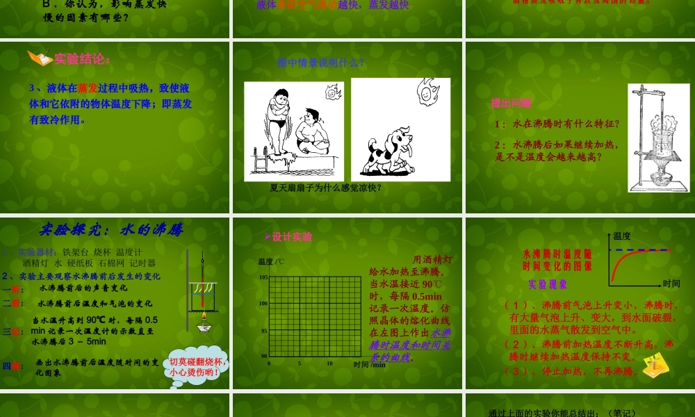 山东省东营市河口区实验学校八年级物理上册 3.3 汽化和液化课件 (新版)新人教版 课件