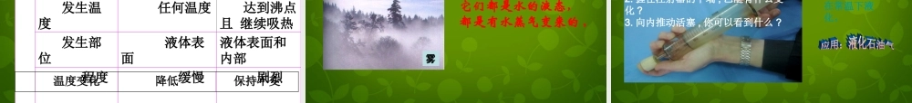 山东省东营市河口区实验学校八年级物理上册 3.3 汽化和液化课件 (新版)新人教版 课件