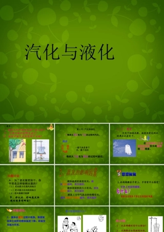 山东省东营市河口区实验学校八年级物理上册 3.3 汽化和液化课件 (新版)新人教版 课件