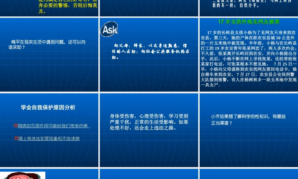 八年级政治 享受健康的网络交往课件 新课标 人教版 课件