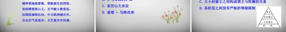 八年级历史下册 第四单元 第西欧的基督教文明课件 北师大版 课件