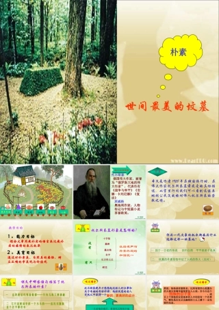 人教版高一语文世间最美的坟墓课件1 课件