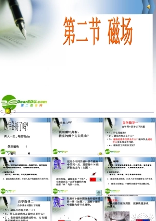 八年级物理下册第九章磁场课件人教版 课件