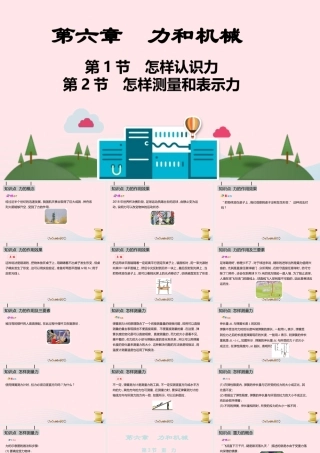 八年级物理下册 第六章 力和机械课件 (新版)粤教沪版 课件