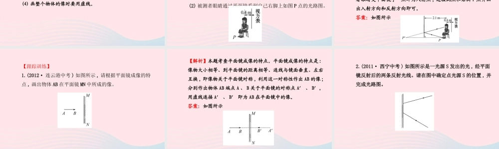 初中物理全程复习方略 专题一 分析与作图课件 沪科版 课件