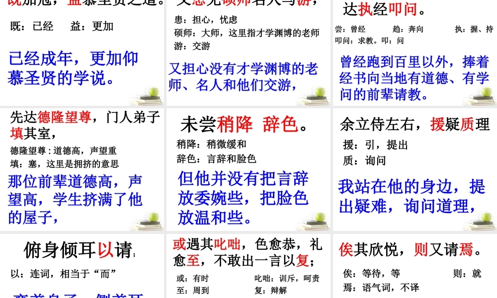 八年级语文下册 课堂教学资料 第23课(送东阳马生序)课件 苏教版 课件