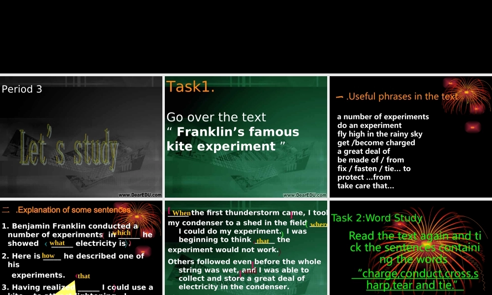 新课标高一英语Unit16 Scientists at work3 课件