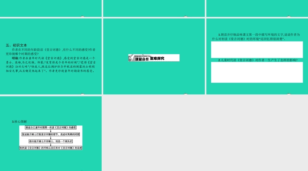 九年级语文下册 第三单元 10 读(堂吉诃德)课件 语文版 课件