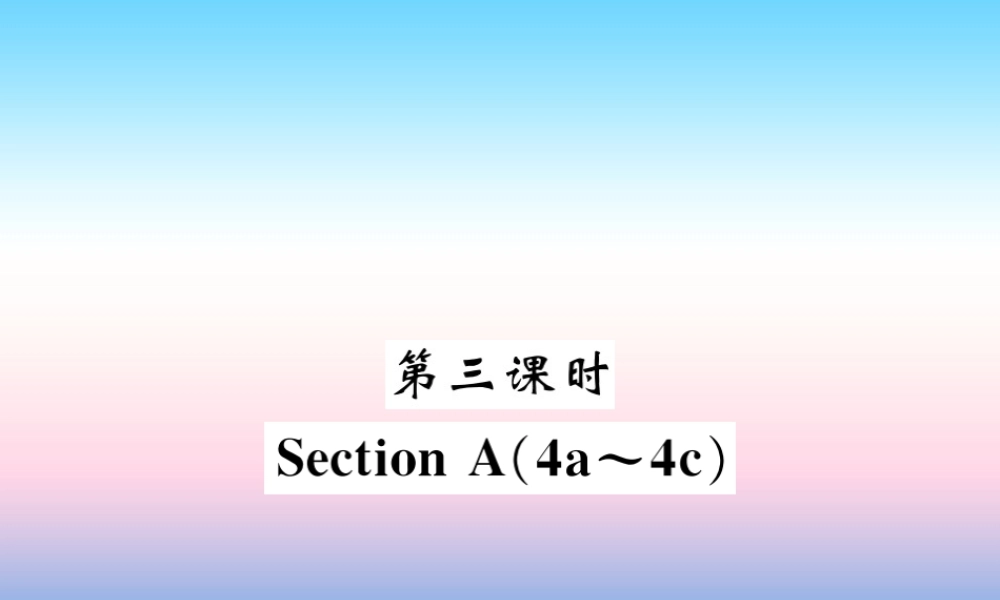 九年级英语全册 Unit 13 We re trying to save the earth(第3课时)习题课件 (新版)人教新目标版 课件