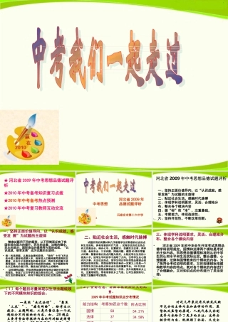 九年级政治中考试题评析课件-2