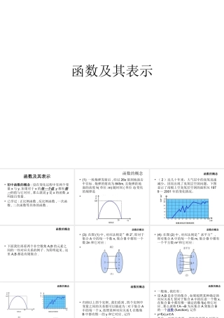 数学人教版必修1A 函数及其表示1ppt 课件