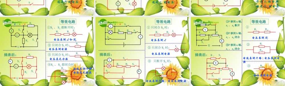 九年级物理中考复电学复习专题课件北师大版 课件