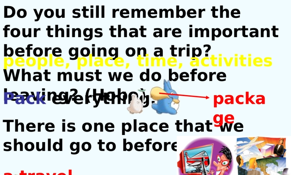 八年级英语下册 Unit2 Travelling 1课件 牛津译林版 课件