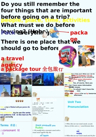 八年级英语下册 Unit2 Travelling 1课件 牛津译林版 课件
