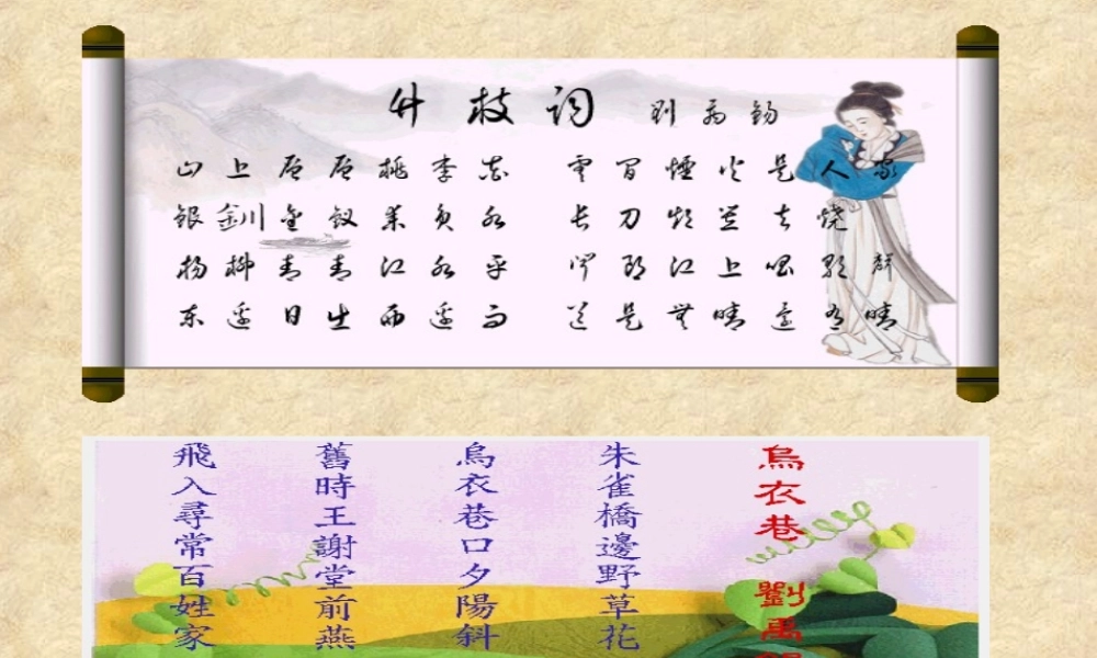 八年级语文下册(酬乐天扬州初逢席上见赠)课件 苏教版 课件