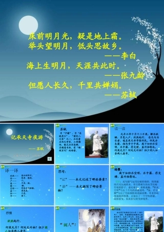 八年级语文上册(记承天寺夜游)19 课件 人教新课标版 课件