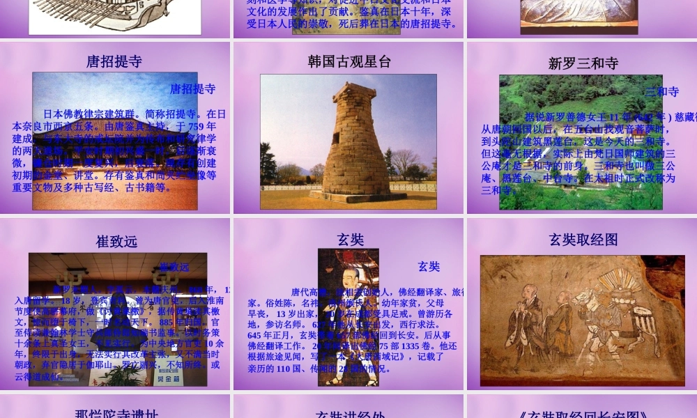 中学七年级历史下册 第6课 对外友好往来课件 新人教版 课件