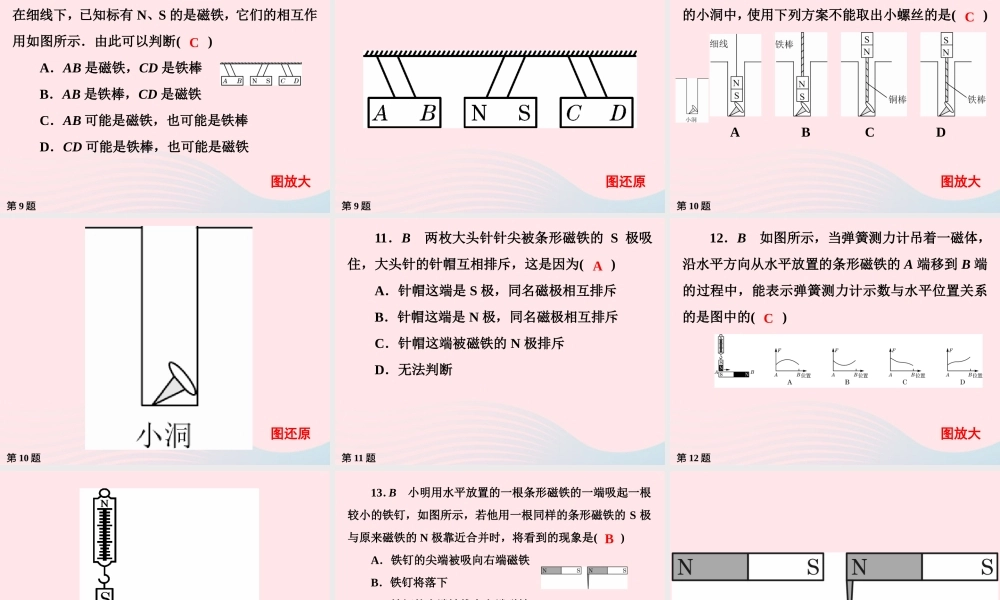 九年级物理下册 第16章 电磁转换作业14课件 苏科版 课件