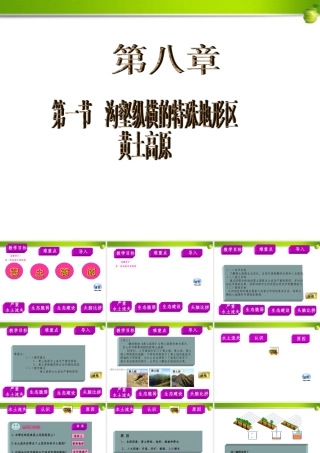 八年级地理下册 第一节沟壑纵横的特殊地形区课件 人教新课标版 课件