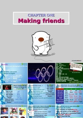 七年级英语上册 CHAPTER ONE Making friends Listening课件 牛津深圳版 课件
