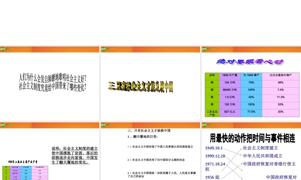 九年级政治 2-1(初级阶段的社会主义)课件 粤教版 课件