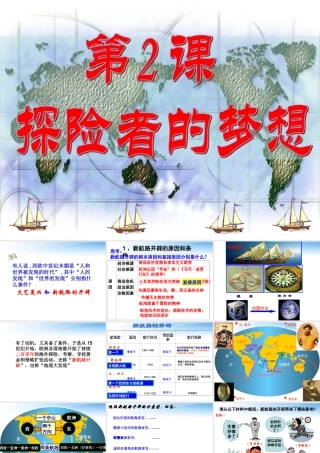 九年级历史第2课(探险者的梦想)课件