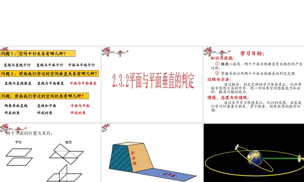 广东惠州市高一数学(平面与平面垂直的判定)课件