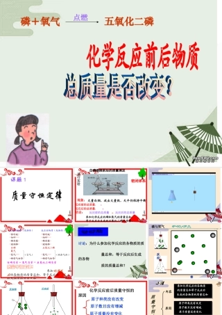 初中化学质量守恒定律PPT课件