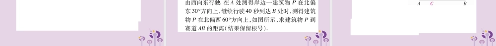 中考数学复习 第二轮 中档题突破 专项突破7 解直角三角形的实际应用导学课件