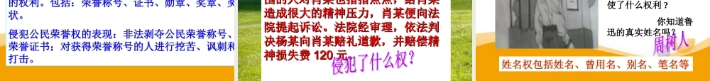 八年级政治上册 人格尊严不容侵犯课件 陕教版 课件