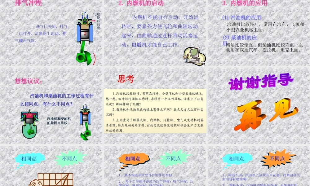 九年级物理 104(热机)课件 北师大版 课件