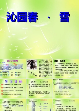 九年级语文上册 第1课(沁园春 雪)课件 新人教版 课件