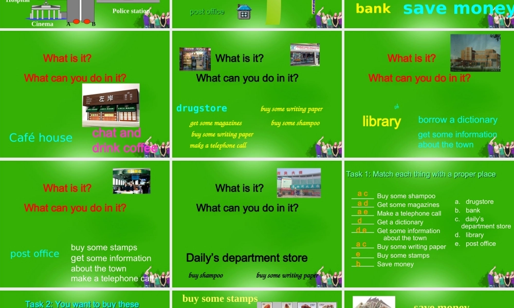 九年级英语 Unit 11 Could you please tell me where the restrooms areSection A 1a-4课件 人教新目标版 课件
