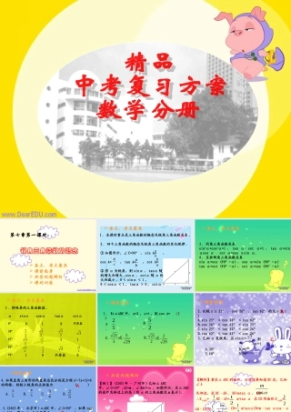 中考数学复习锐角三角函数的概念 新课标 人教版 试题