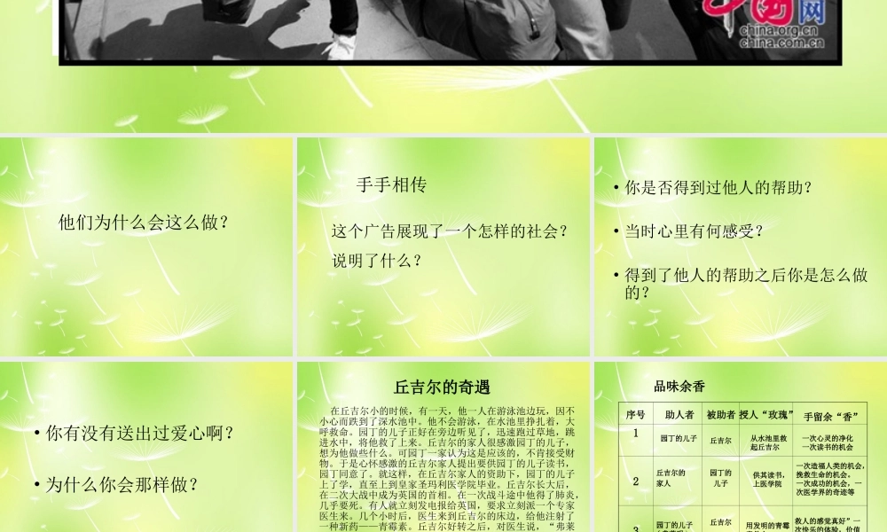 中学七年级政治上册(6.2 我为人人 人人为我)课件1 苏教版 课件