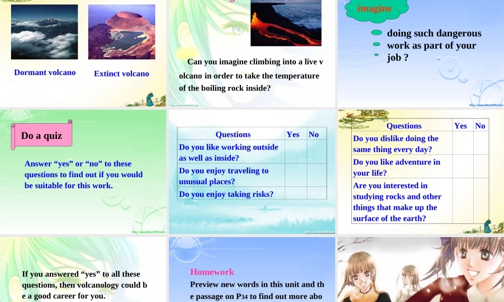 广东地区高二英语Module6 Unit5 Warming up课件 人教实验版 课件