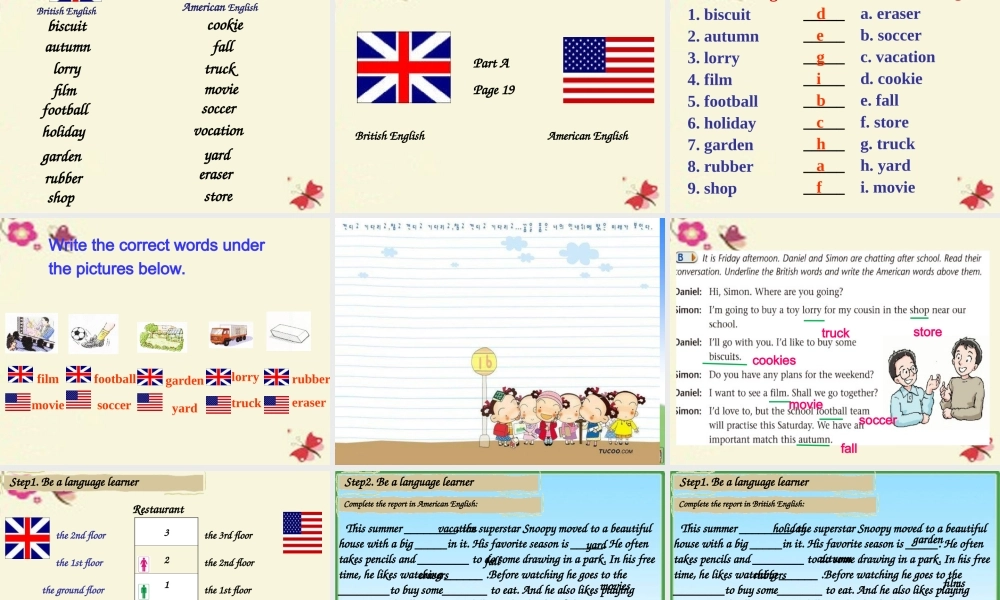 八年级英语上册 Unit 2(School life)Welcome to the Unit课件 (新版)牛津版 课件