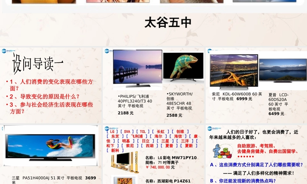 九年级政治全册 73 学会合理消费课件 新人教版 课件